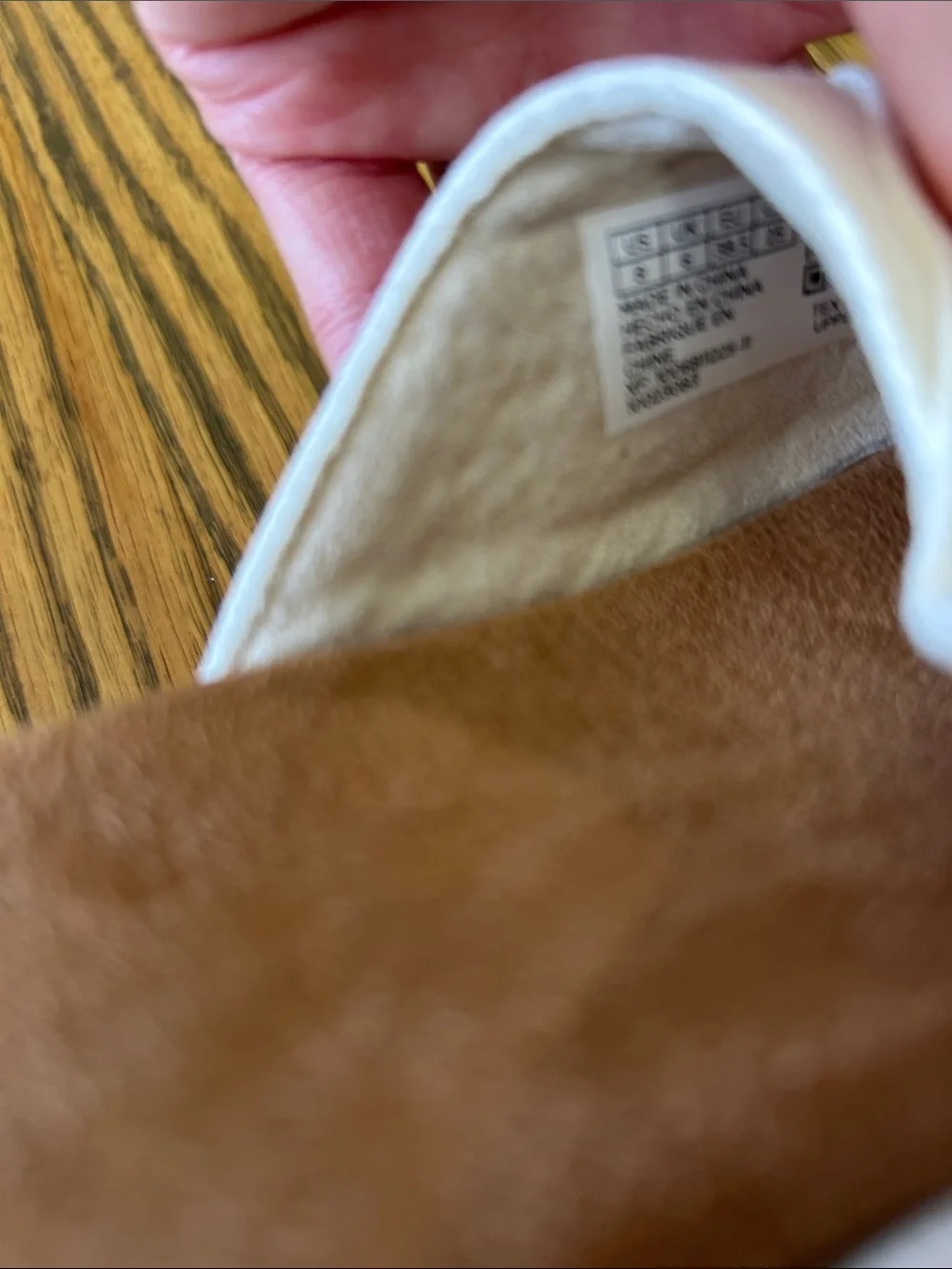 Toms slip into